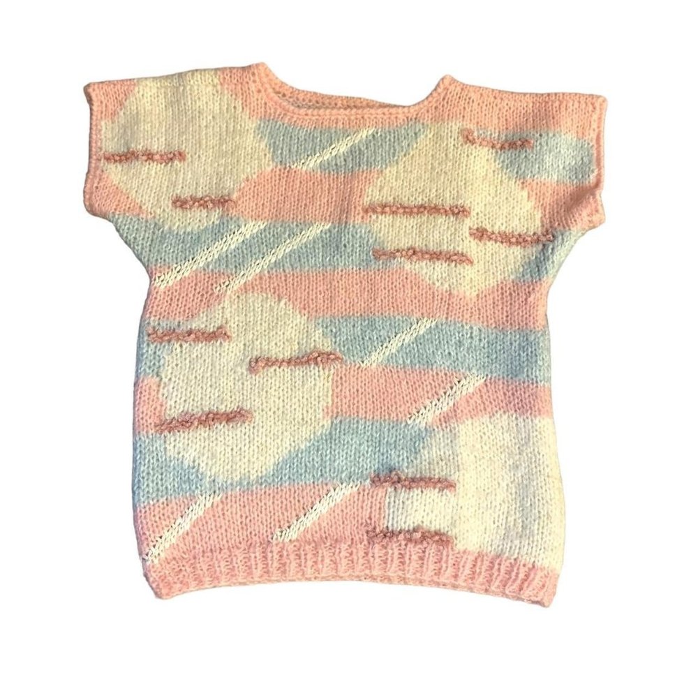 Softcore Abstract Pastel Knitted